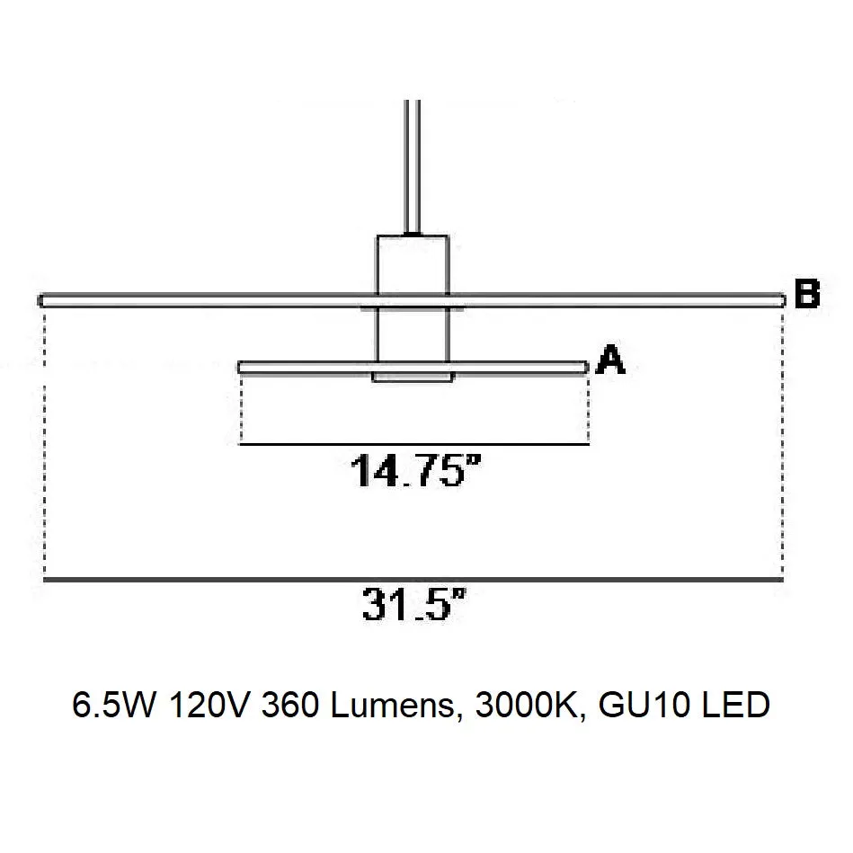 Slizes 2-Layer Modular Pendant Light