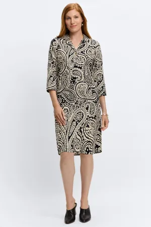 Sloane Paisley Corduroy Dress