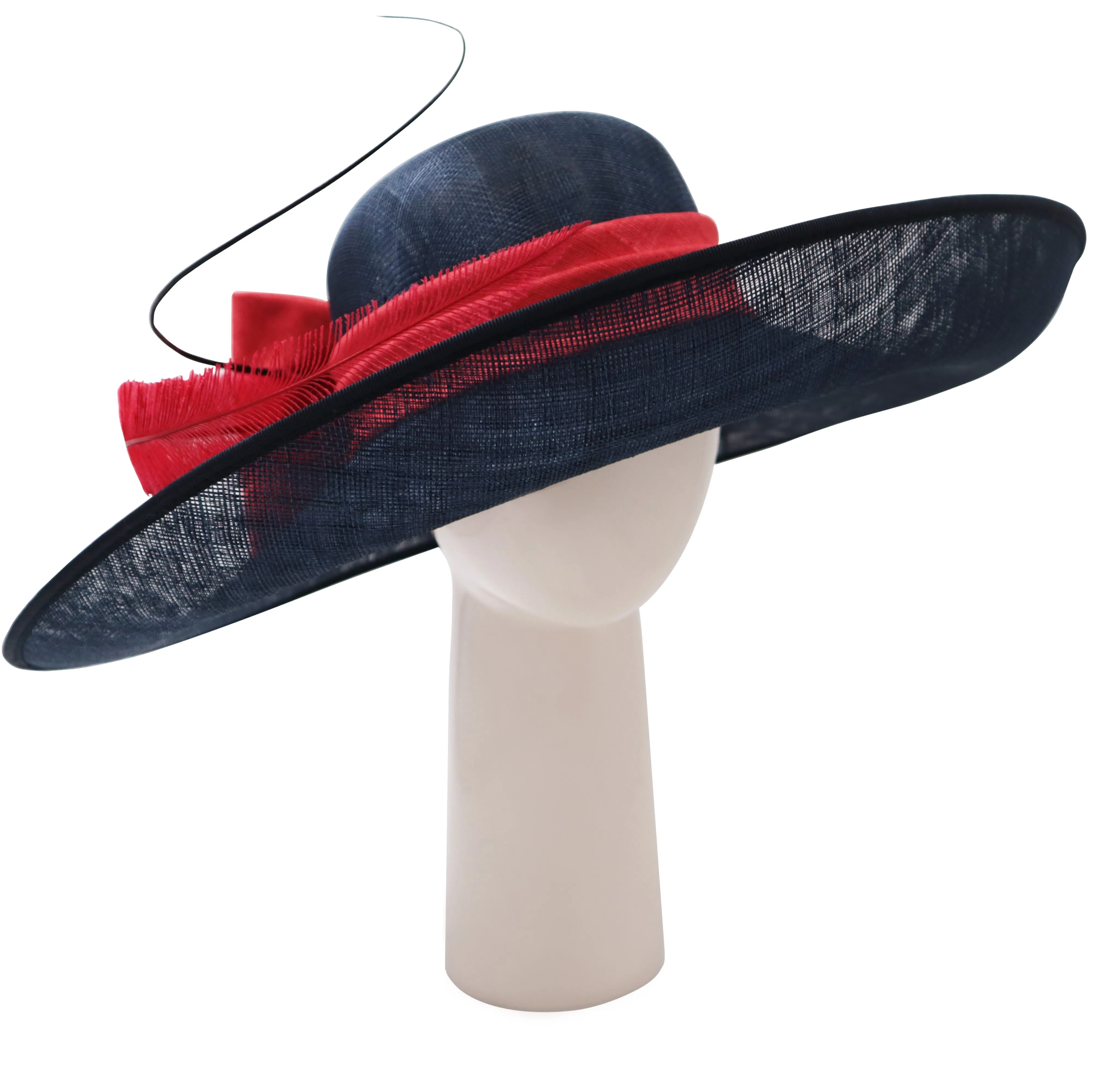 Sloop Hat - Navy and Scarlet