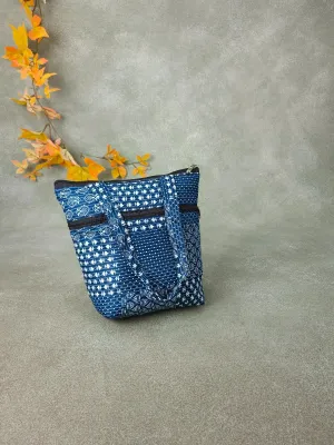 Small handbags Navy Blue Turkish Kilm Prints Design