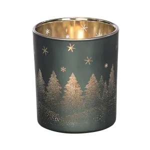 Small Pine Tree Candle Holder