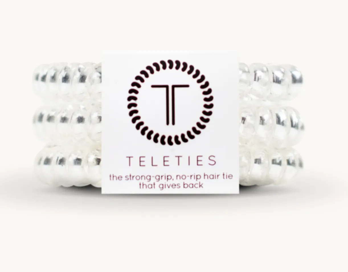 Small Teleties - 3 Pack *Various Styles & Colors*