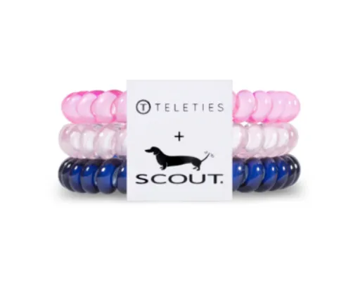 Small Teleties - 3 Pack *Various Styles & Colors*