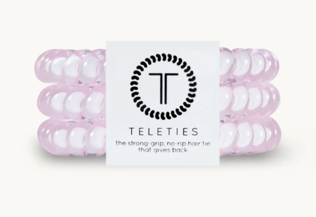 Small Teleties - 3 Pack *Various Styles & Colors*