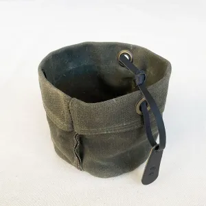 Small Waxed Canvas Planter