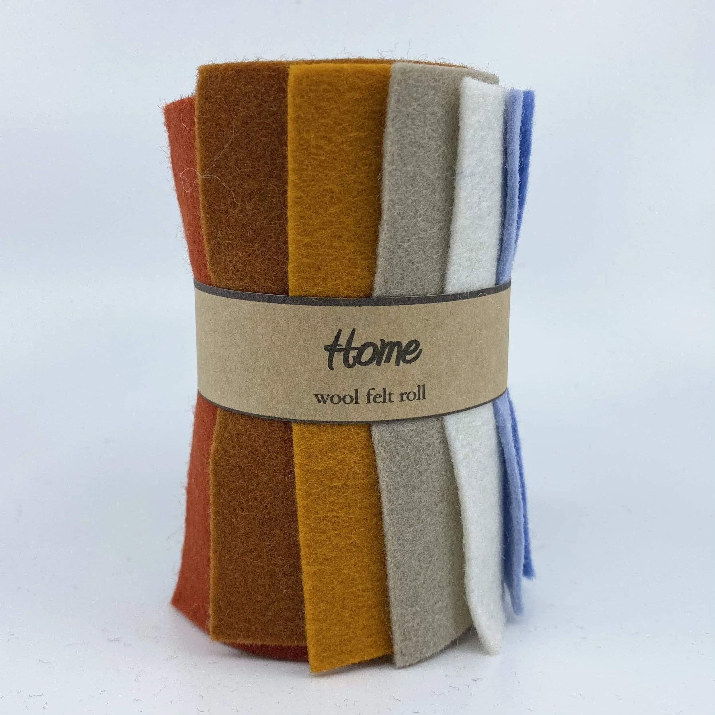 Small Wool Felt Roll - Home