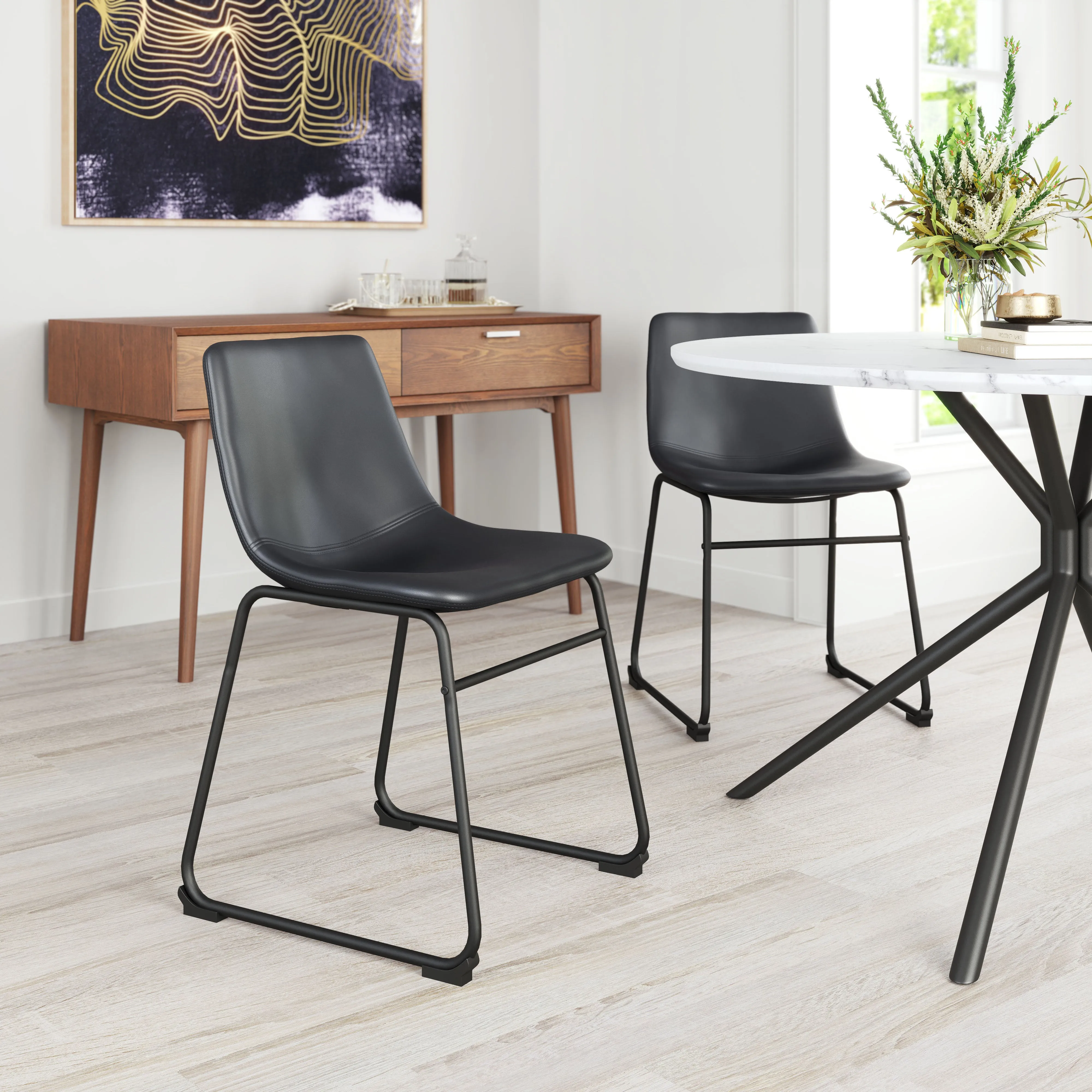 Smart Dining Chair (Set of 2) Black