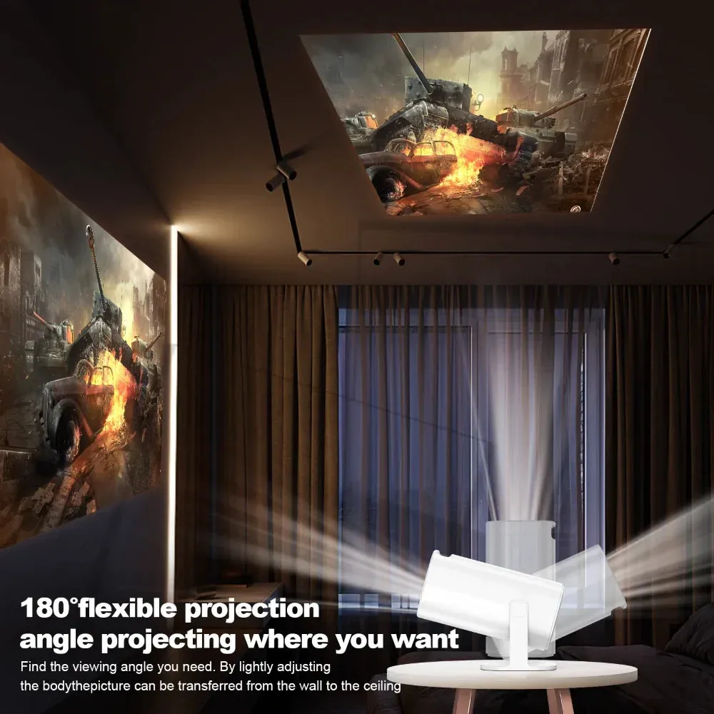 Smart Mini Android 4K Support Home Cinema Projector