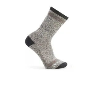 Smartwool Everyday Larimer Crew Sock (Men) - Black/Taupe Heather