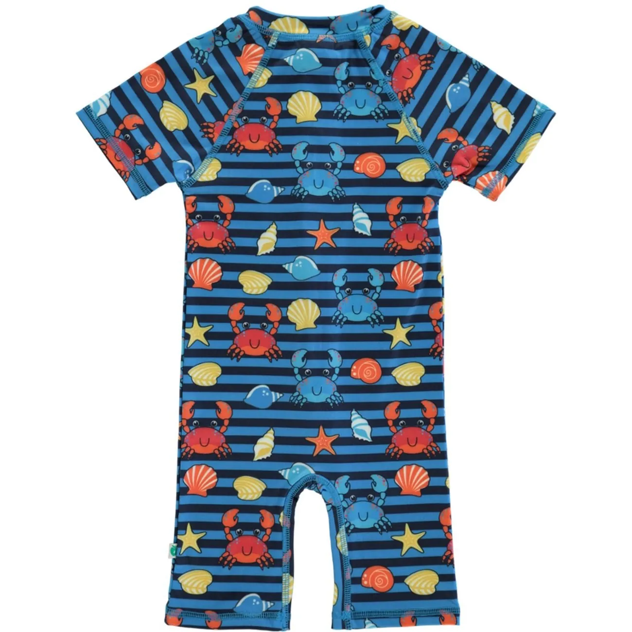 Småfolk Brilliant Blue UV50 Swimsuit With Crabs