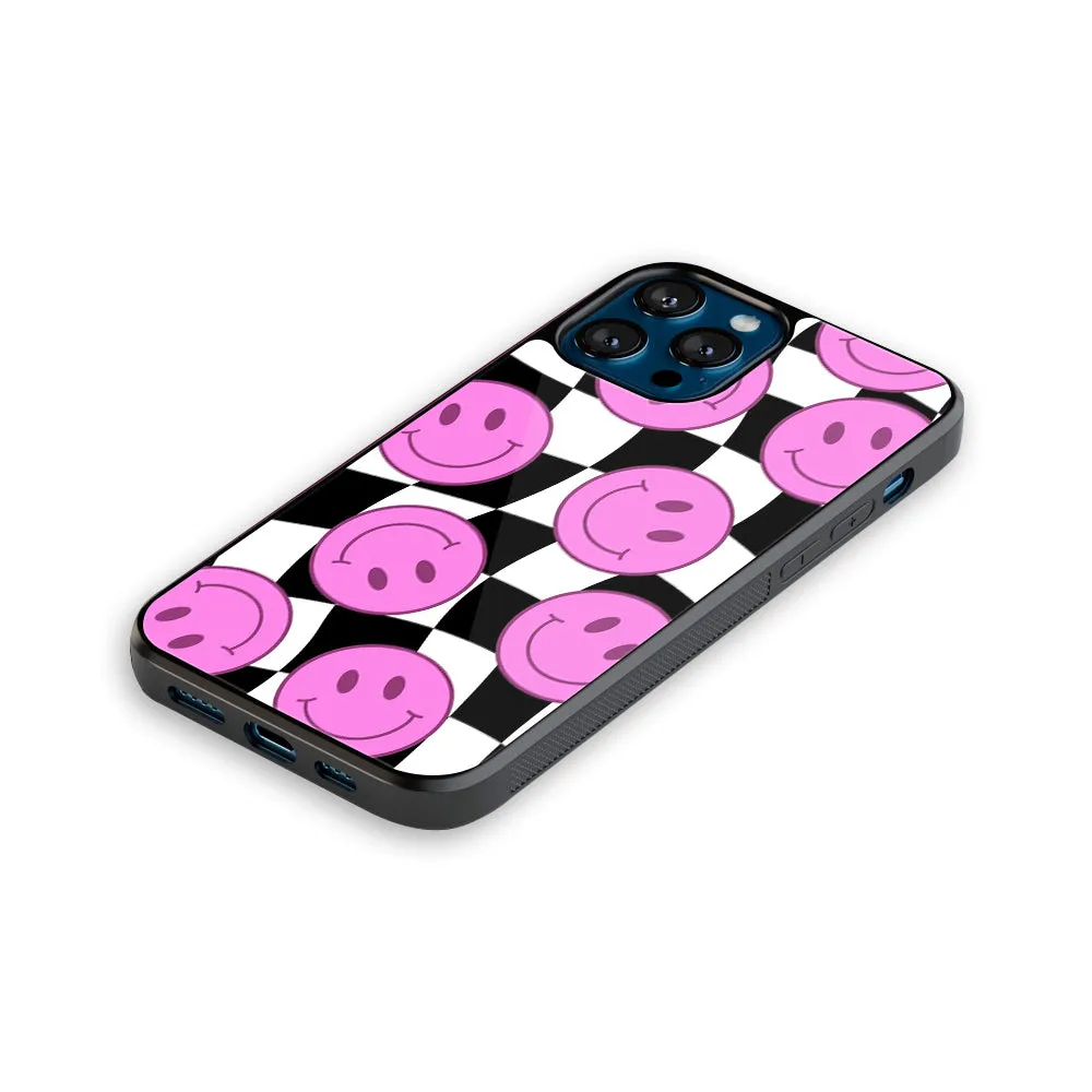 Smileys Trippy Pattern Phone Cover | Glass Case