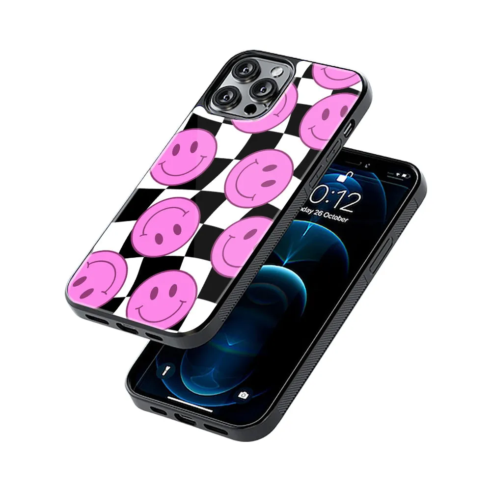 Smileys Trippy Pattern Phone Cover | Glass Case