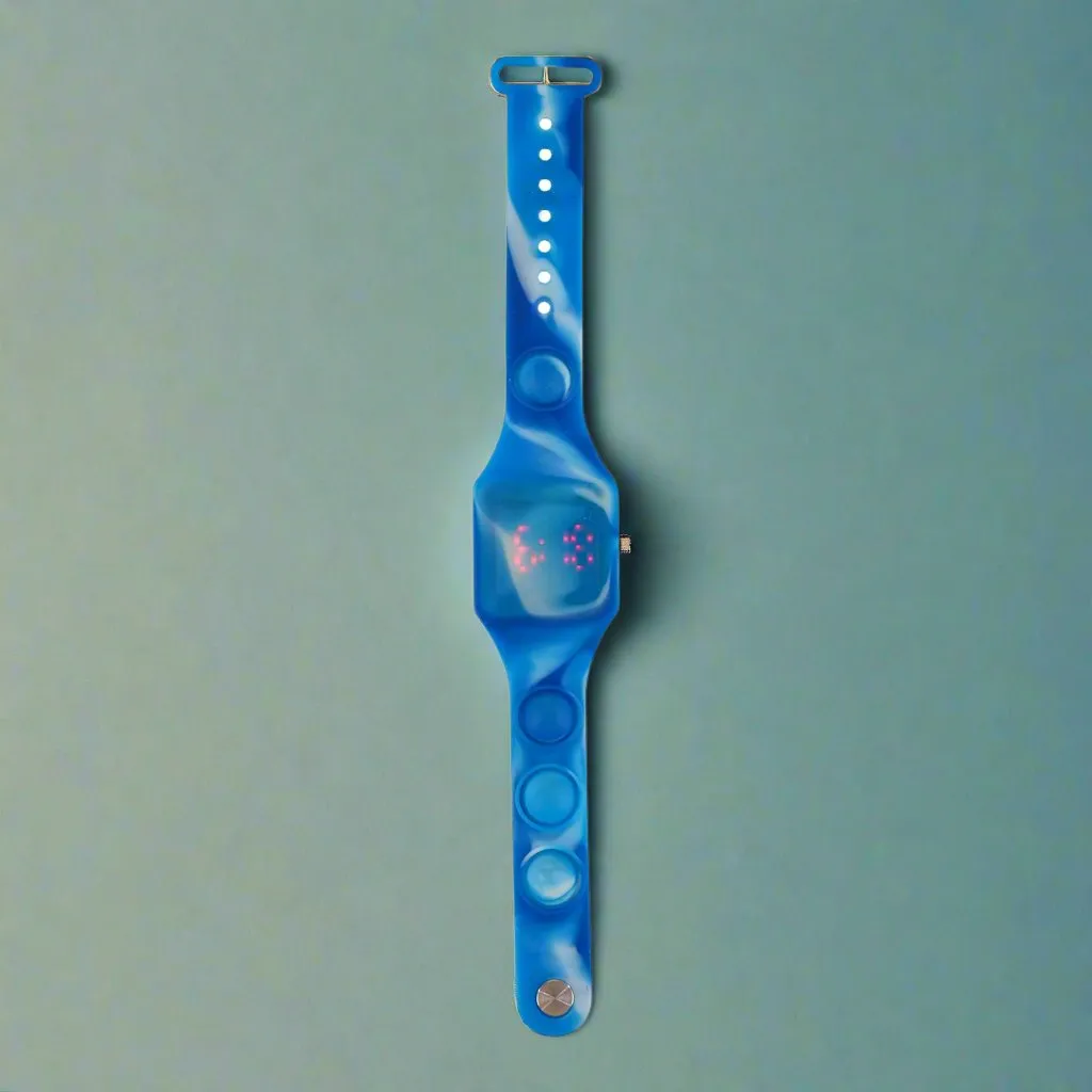 Smily Kiddos Fancy Digital watch- Blue