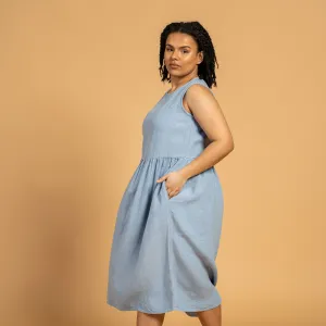 Smock Dress Eliza Cloudy Blue