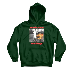 Smoke Meat Not Drugs Forest Hoodie