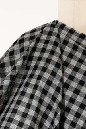 Smoky Checks Cotton Flannel Woven