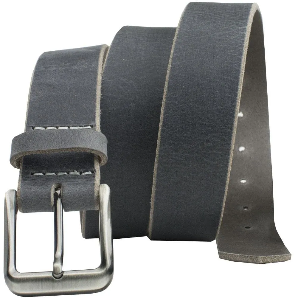 Smoky Mountain Distressed Leather Belt by Nickel Smart®