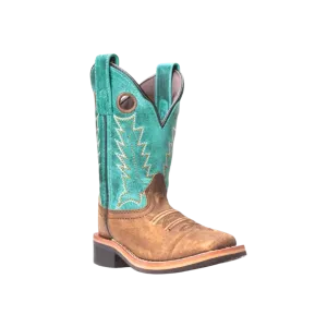 Smoky Mountain Kid's Cowboy Turquoise Boots