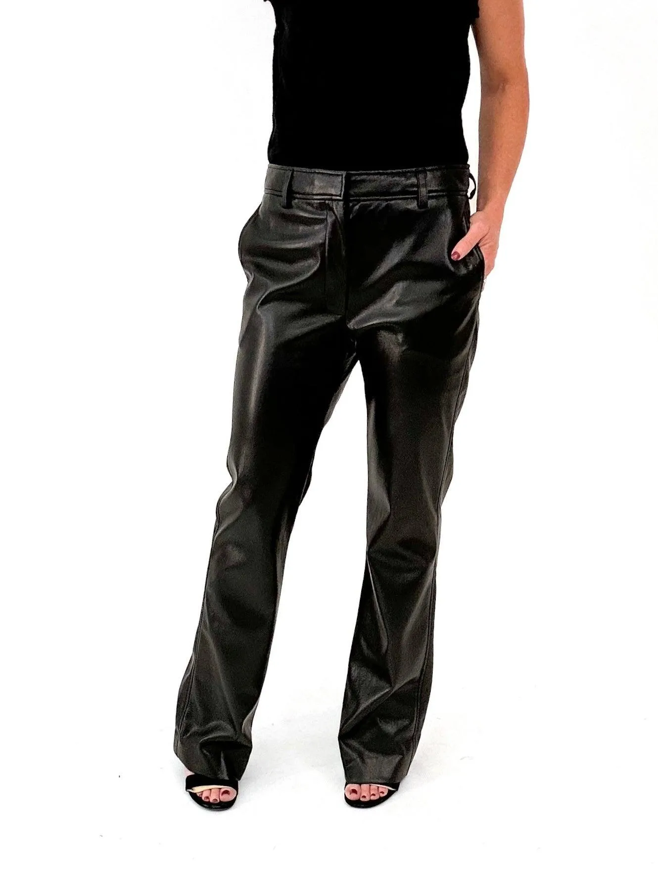 Smooth Leather Pant