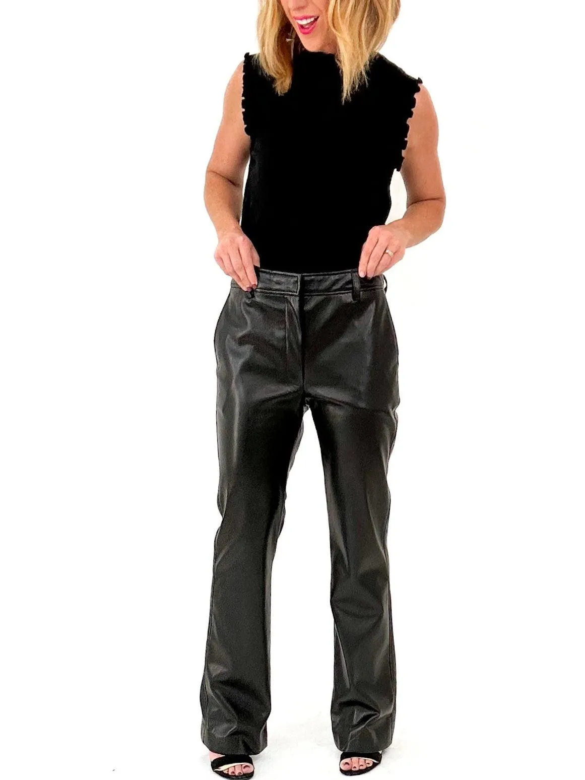 Smooth Leather Pant