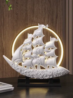 Smooth Sailboat Home Office Decorations Quality Luxury High-End Elegant Style