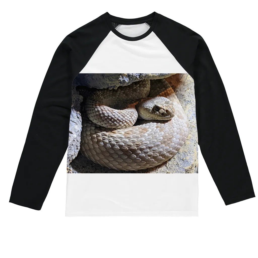 Snake Sublimation Baseball Long Sleeve T-Shirt