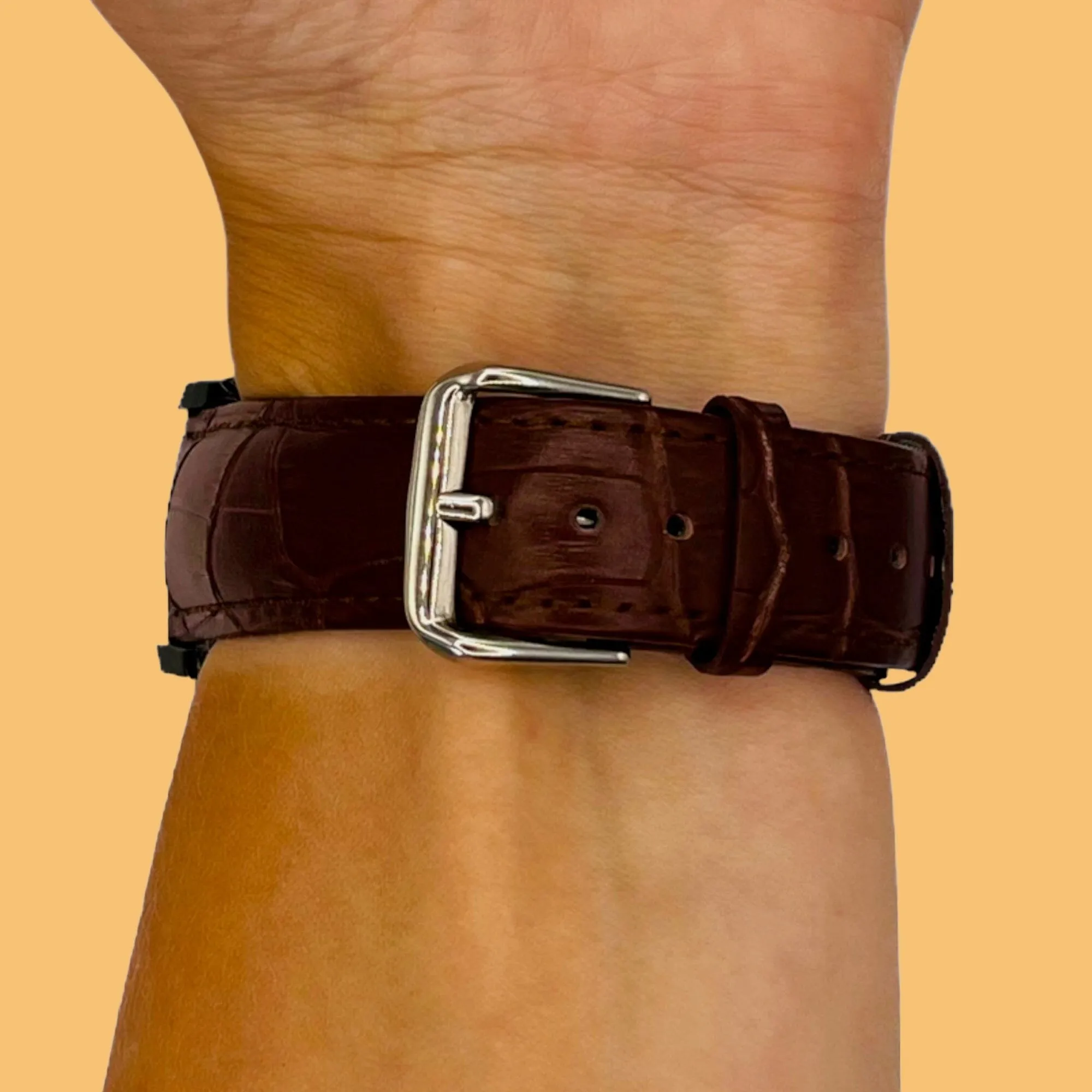 Snakeskin Leather Watch Straps Compatible with the Ryze Flex Smart Watch