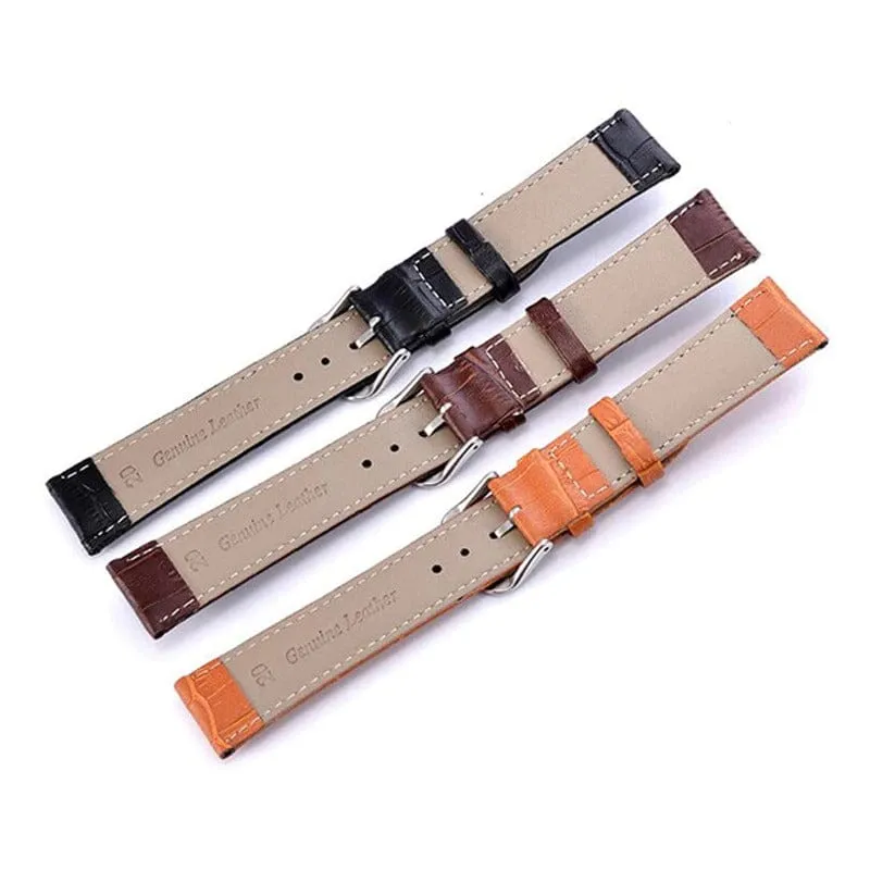 Snakeskin Leather Watch Straps Compatible with the Samsung Galaxy Watch 6 Classic (43mm)