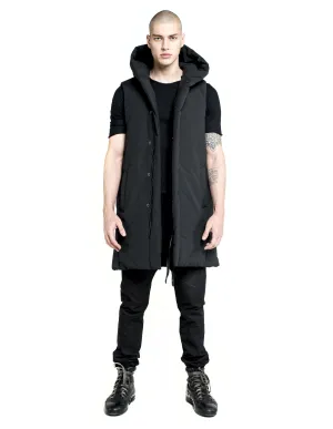 Snap-Closure Hooded Vest