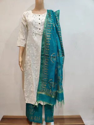 Snapdragon Kurta pant dupatta set