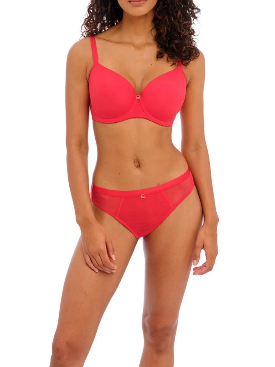 Snapshot Demi Plunge Moulded Bra - Chilli Red