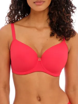 Snapshot Demi Plunge Moulded Bra - Chilli Red