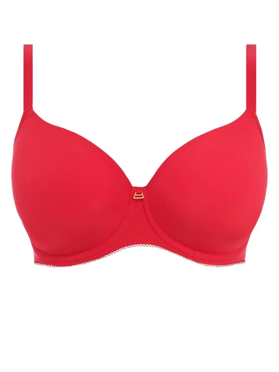 Snapshot Demi Plunge Moulded Bra - Chilli Red