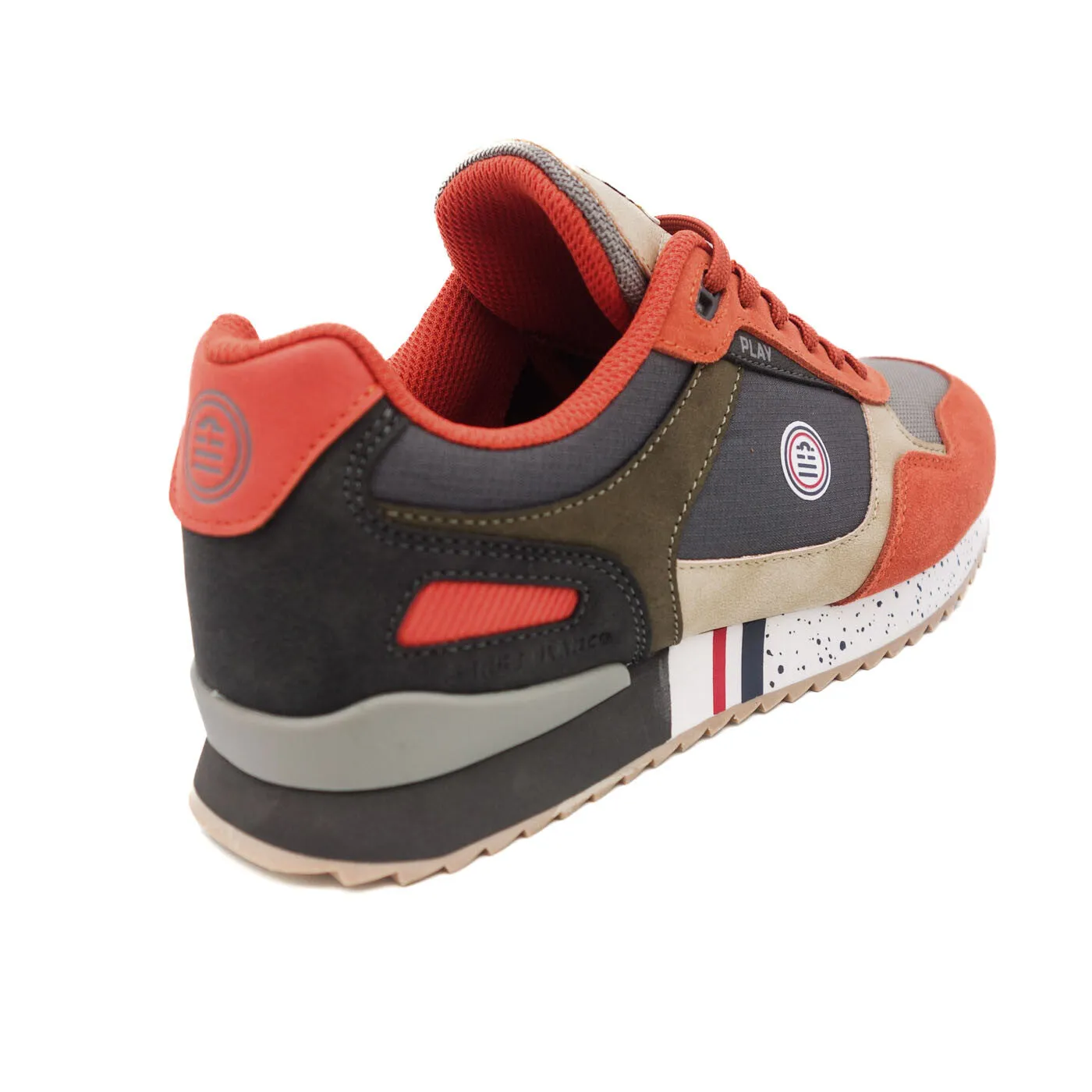 Sneaker Chamonix bicolore rouge