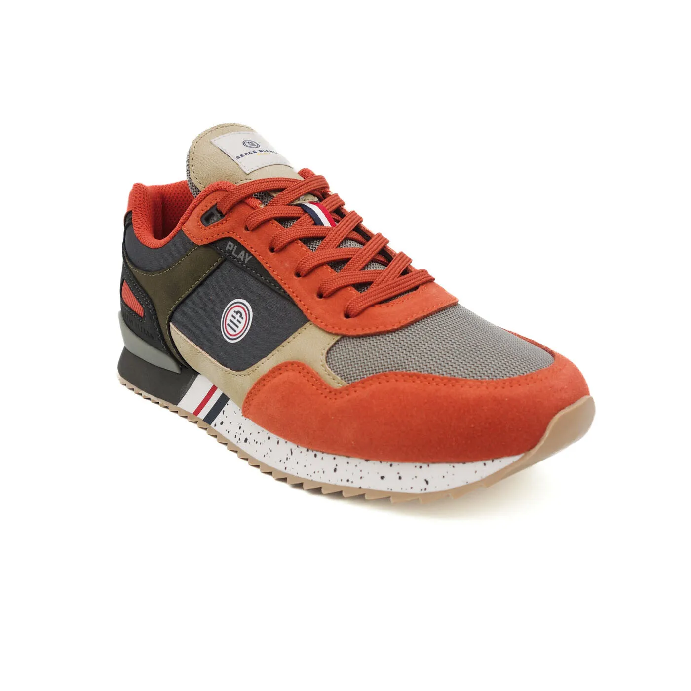 Sneaker Chamonix bicolore rouge