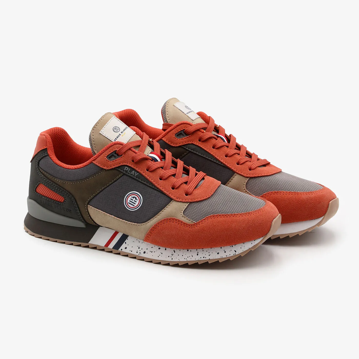 Sneaker Chamonix bicolore rouge