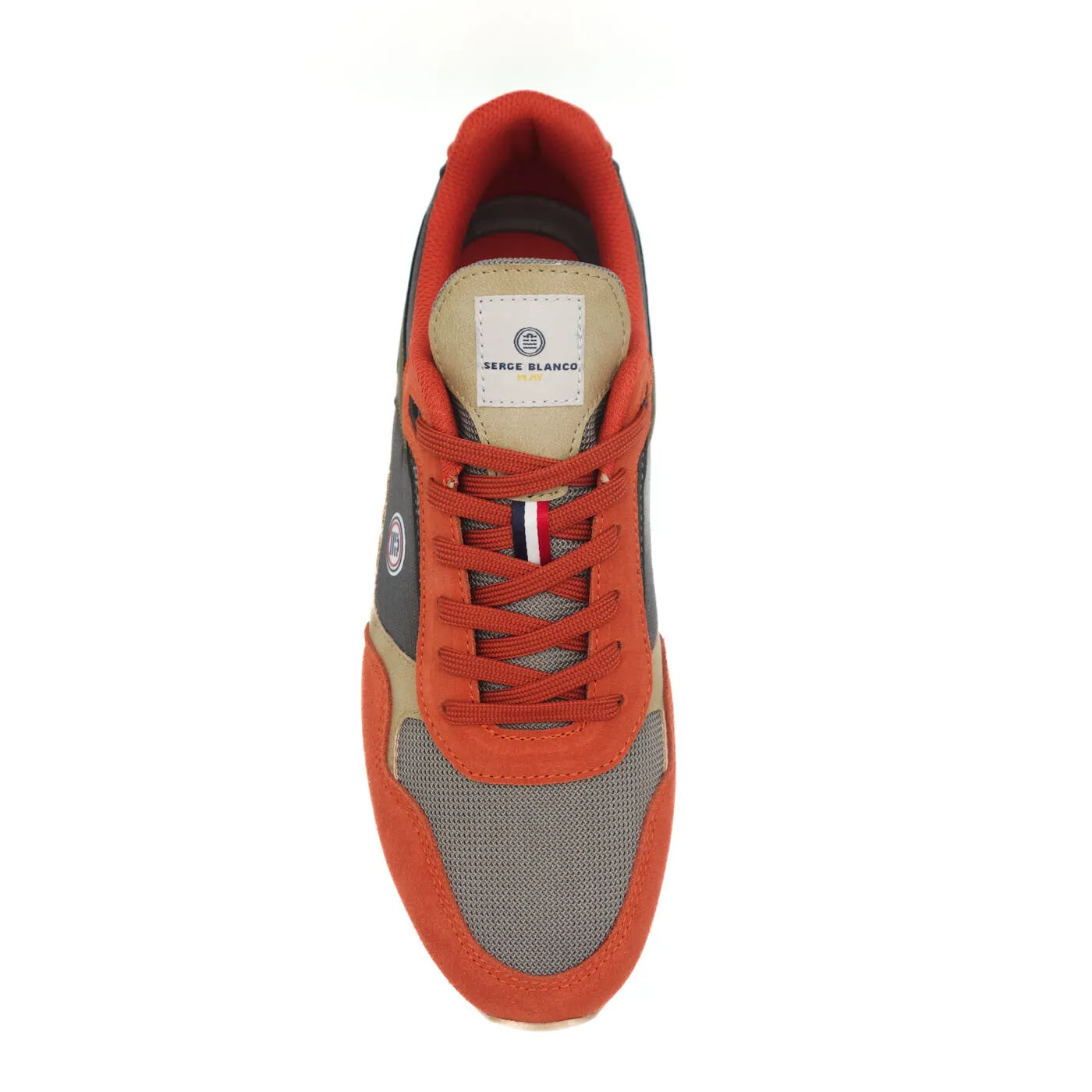 Sneaker Chamonix bicolore rouge