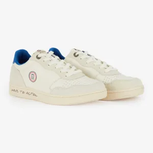 Sneakers Menry en cuir bleu pacific