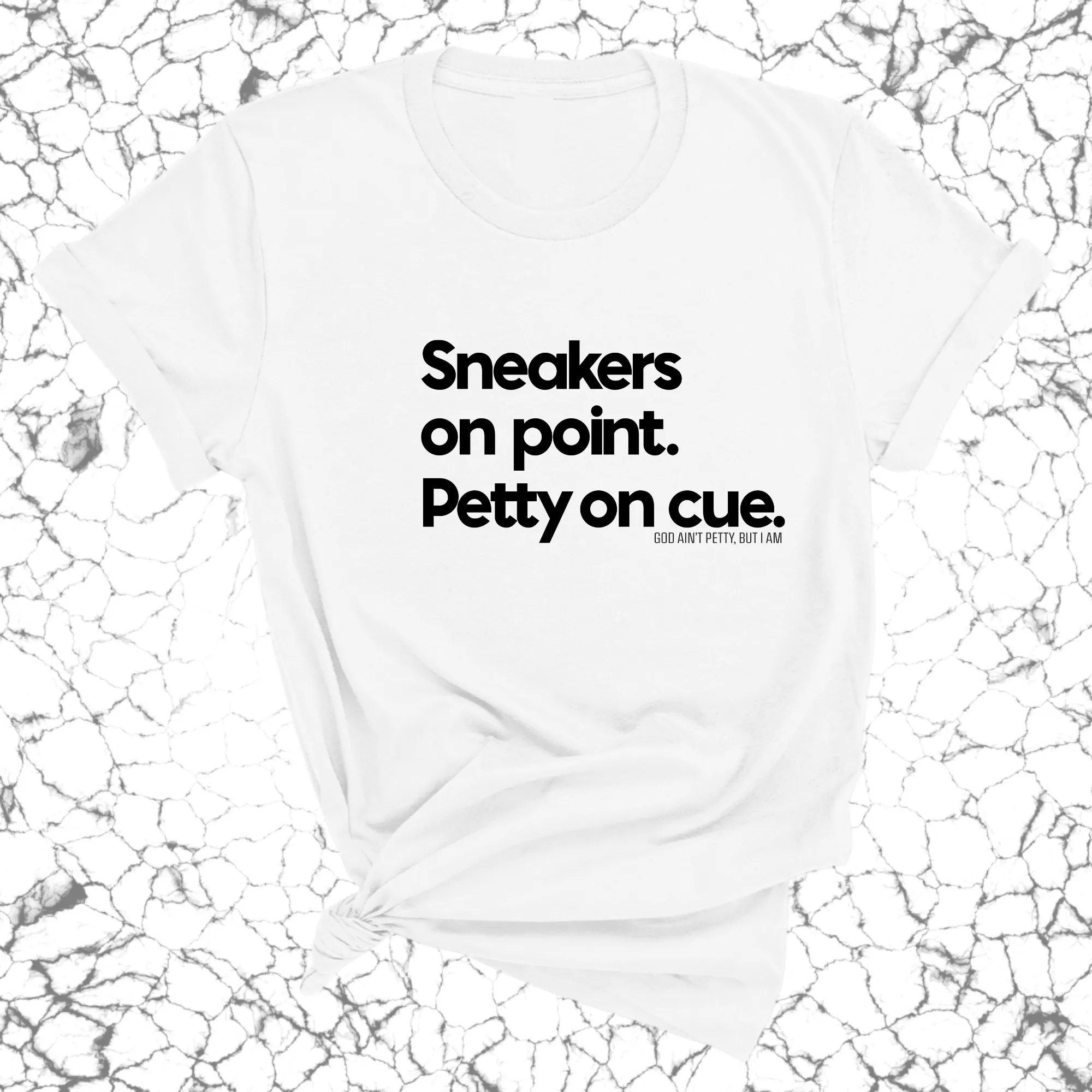 Sneakers on point. Petty On Cue Unisex Tee