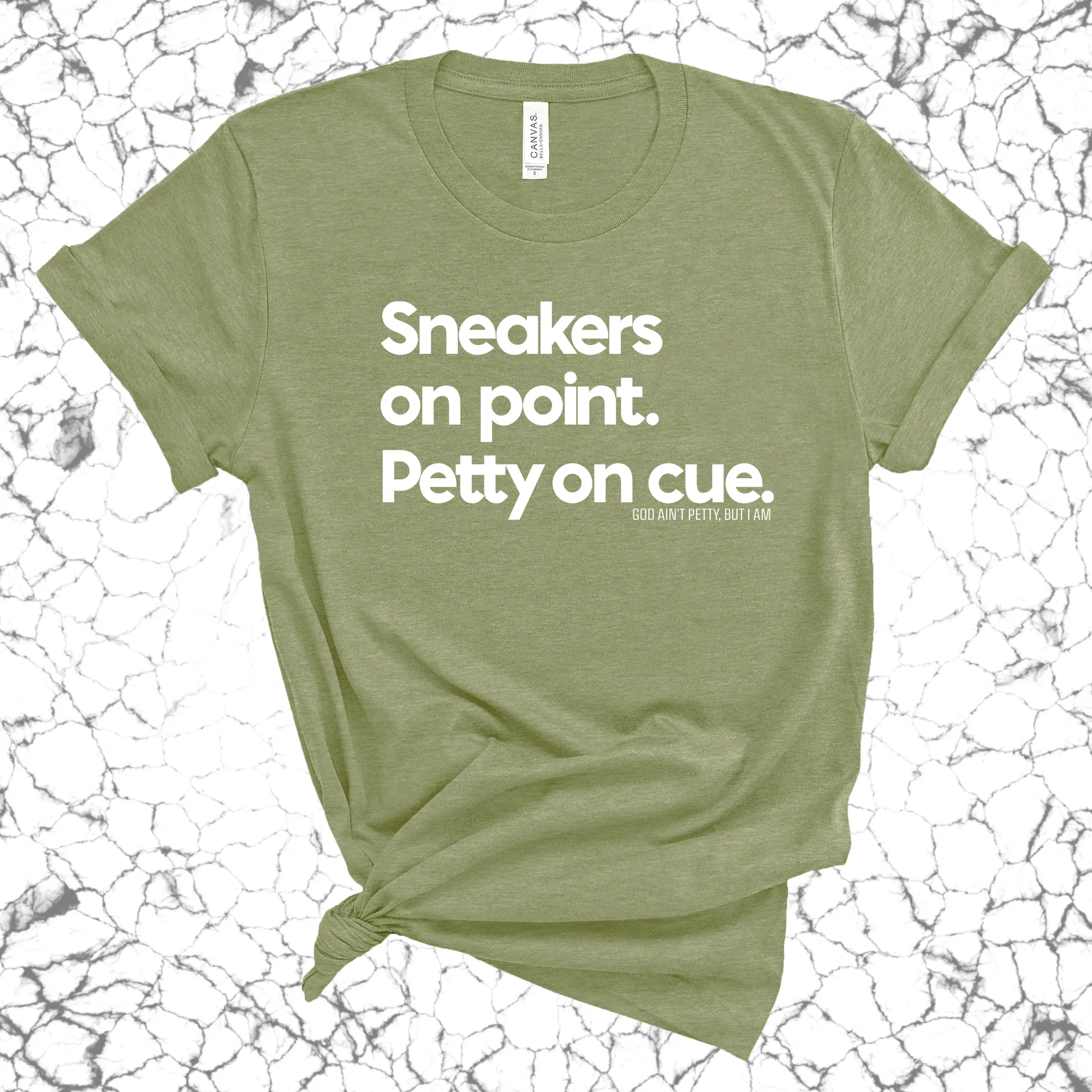 Sneakers on point. Petty On Cue Unisex Tee