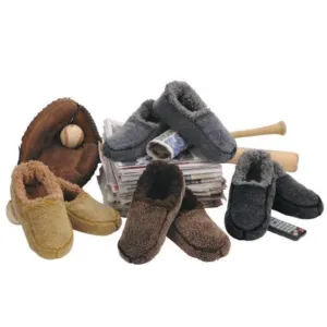 Snoozies Two Tone Fleece Lined Slippers - Mens