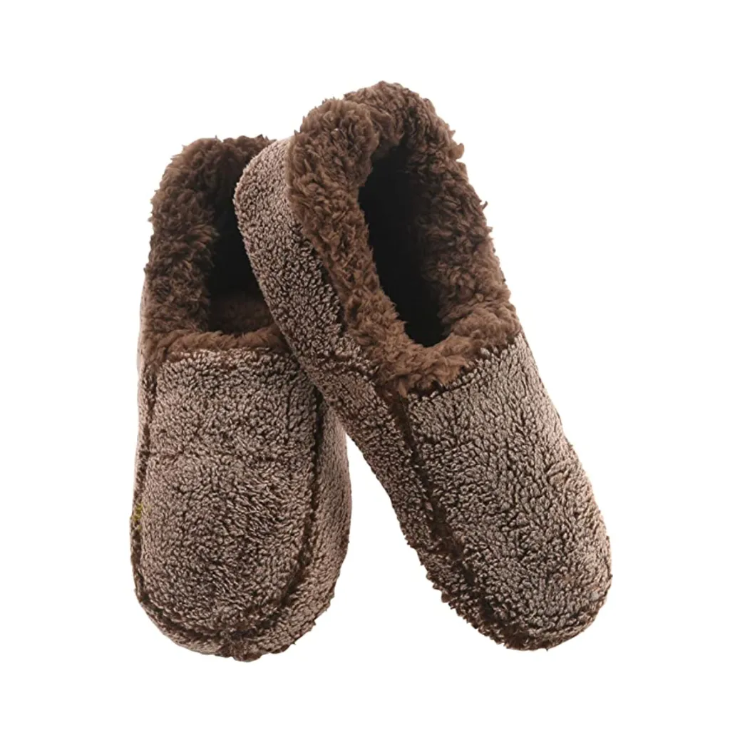 Snoozies Two Tone Fleece Lined Slippers - Mens