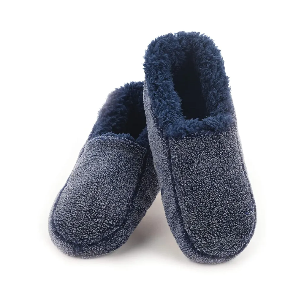 Snoozies Two Tone Fleece Lined Slippers - Mens