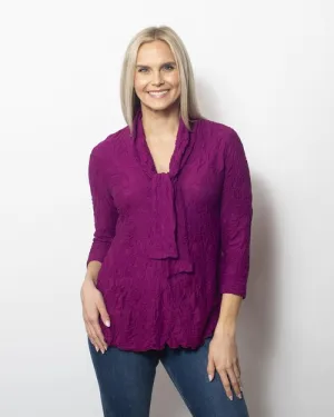 Snoskins  22648 Dreamcatcher Tie-Neck Top