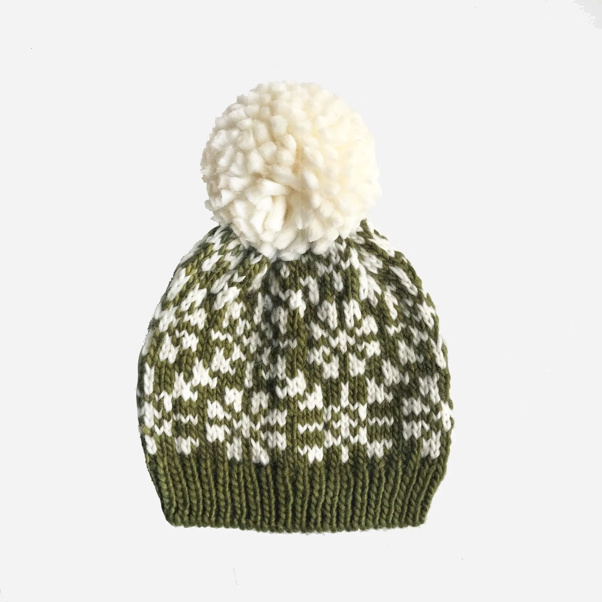 Snowfall Hat, Olive