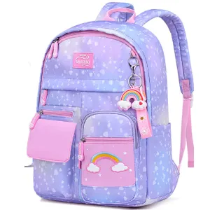 Snowy Clouds Backpack - Blue