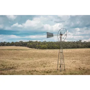 Snowy Mountains Windmill | Landscapes