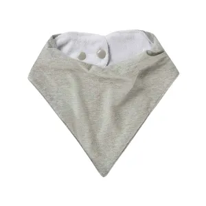 Snuggle Hunny Bandana Dribble Bib - Grey Marle