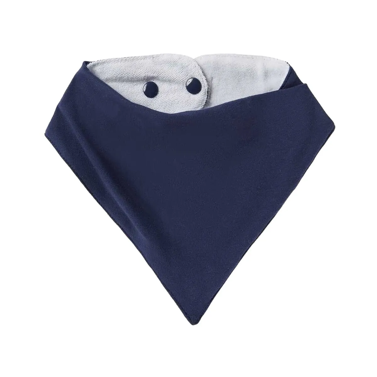 Snuggle Hunny Bandana Dribble Bib - Navy Organic