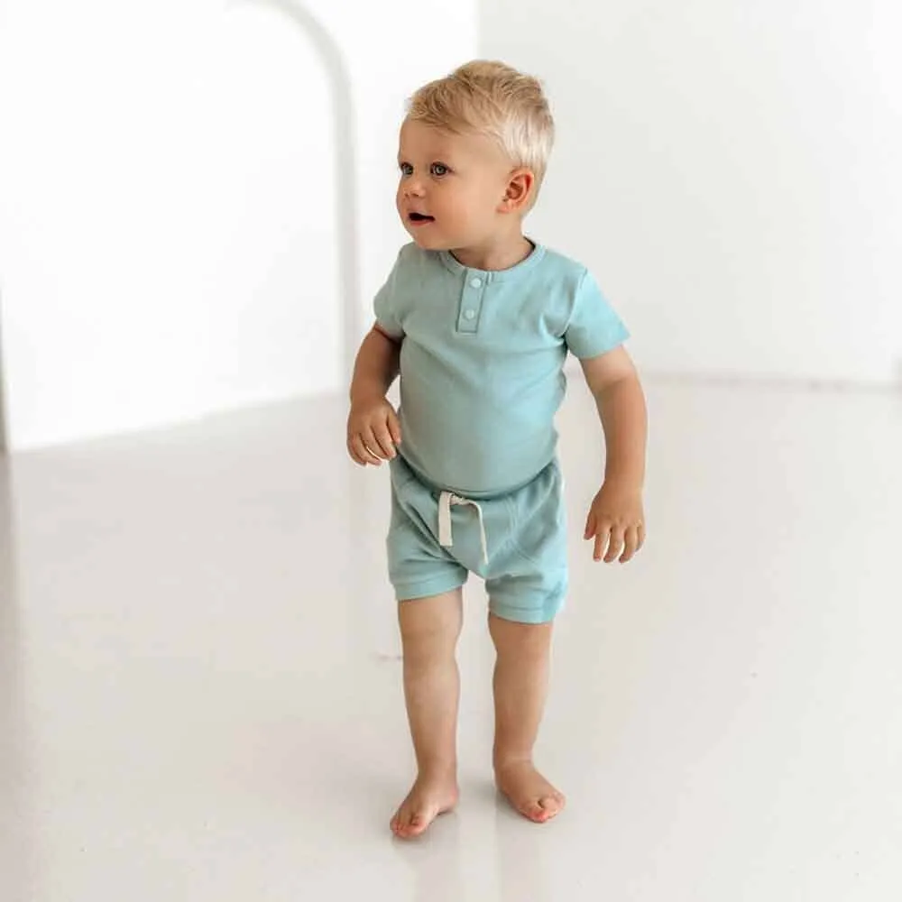 Snuggle Hunny - Sage Organic Shorts